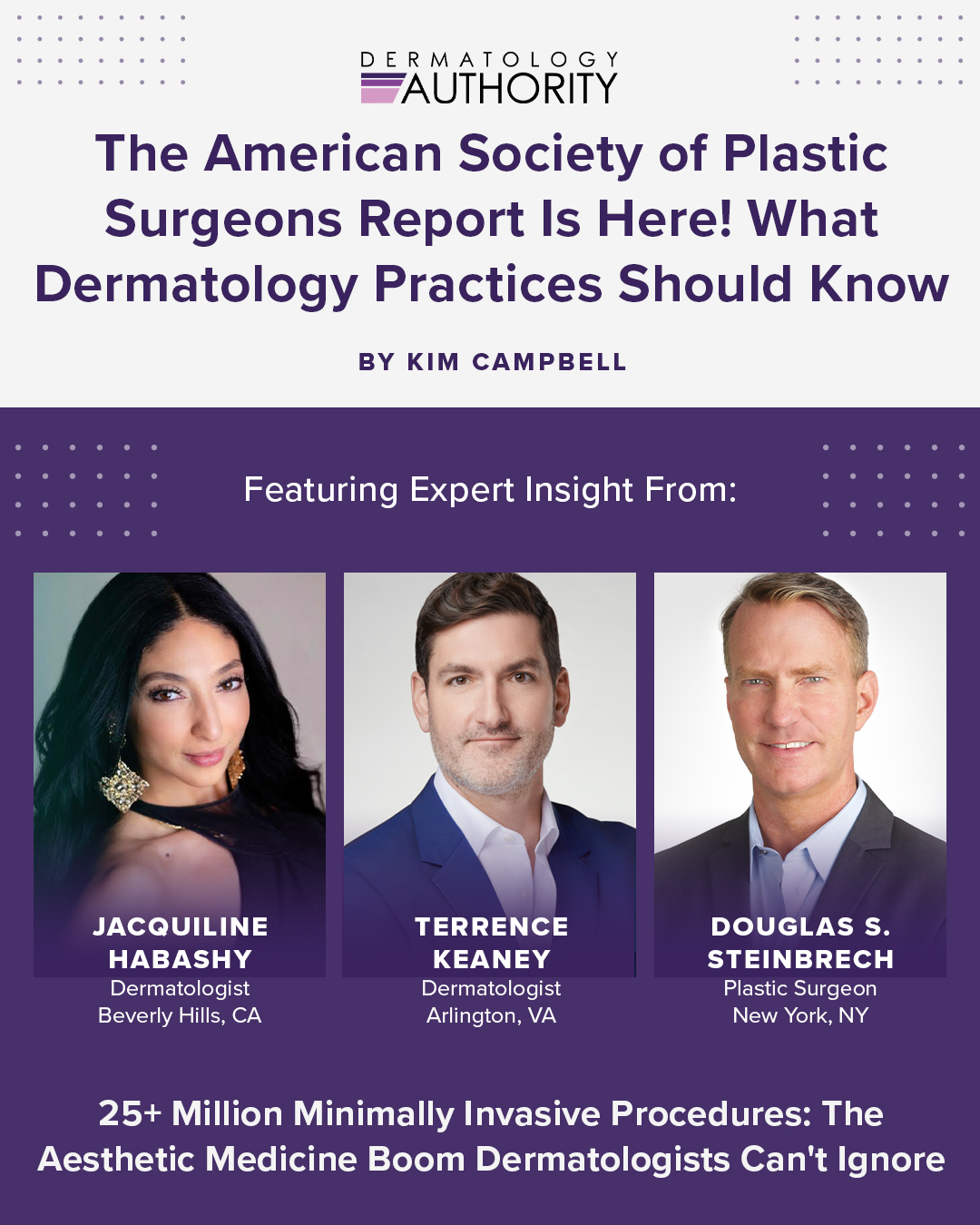 Impact of ASPS 2024 Procedural Statistics on Dermatology Aesthetic Practices